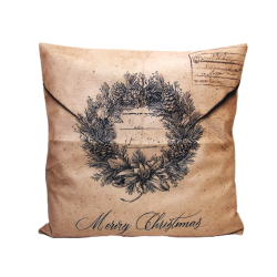 Poduszka Świąteczna Wianek 3D 45cm